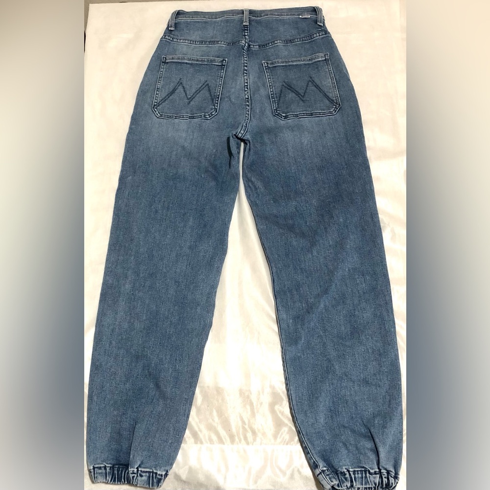 MOTHER Wrapper Blue Jeans - Picture 3 of 10